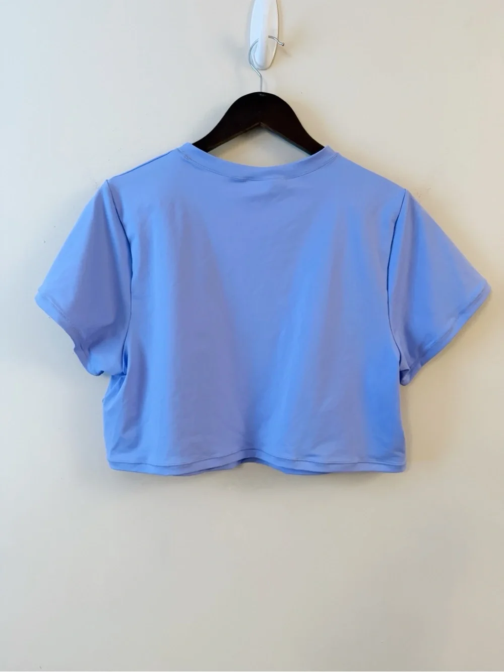 SKIMS Recycled Swim T-Shirt Tee Top Perwinkle Stretch Cropped Coverup 3X